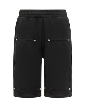 44 Label Group Stylish Mini Shorts With Pocket Detail - Black