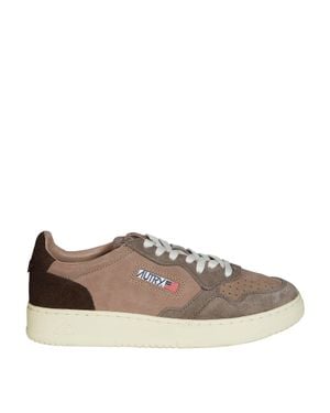 Autry Medalist Low Low-Top Sneaker - Brown