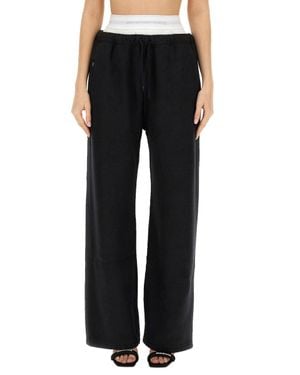 T By Alexander Wang Sweatpants With Brief - Black