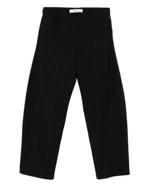 Séfr Sturdy Twill Pants For - Black