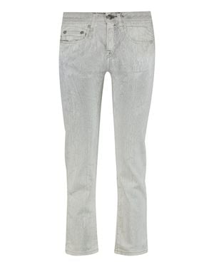 R13 Straight Leg Jeans - Gray