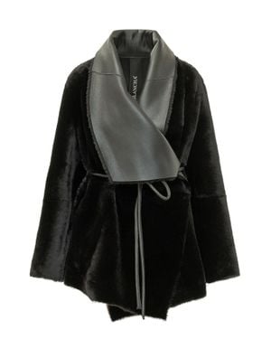 Blancha Straight Merino Jacket - Black