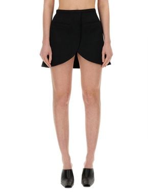 Courreges Chic Mini Skirt For - Black
