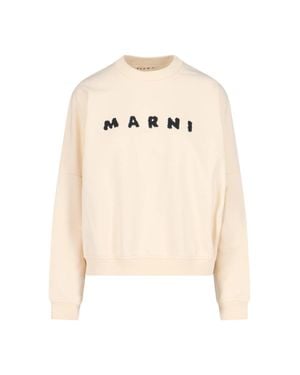 Marni 100% Organic Cotton Light & Natural Sweatshirt