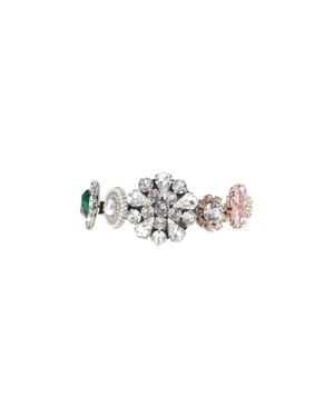 MM6 by Maison Margiela Crystal-Embellished Hair Clip - White