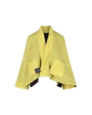Kimonorain No-Rain Waterproof V-Neck Outerwear Cape - Yellow