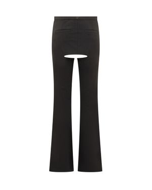 Courreges Chic Paintntaloni Mini Chaps Pants - Black
