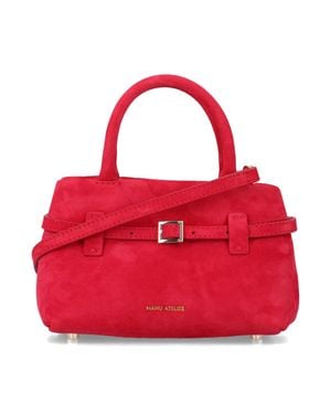 MANU Atelier Mini Leather Bag For - Red