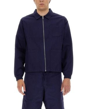 UMBRO X YMC Logo Patch Jacket - Blue
