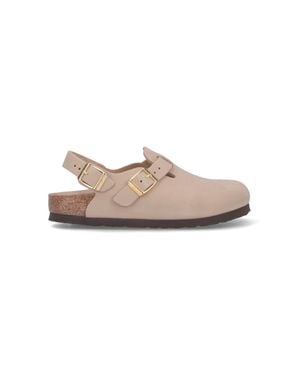 Birkenstock Nubuck Leather Sandals With Light, Natural Comfort - White