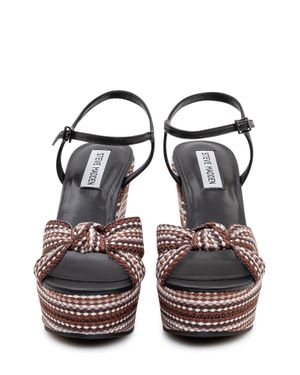 Steve Madden Chic Mini Platform Sandals - Black