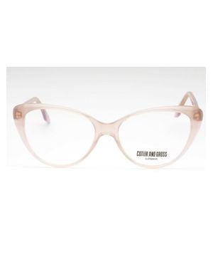 Cutler and Gross Mini Cat Eye Eyeglasses For - White
