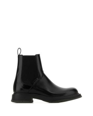 Gucci Solid Chelsea Boots - Black