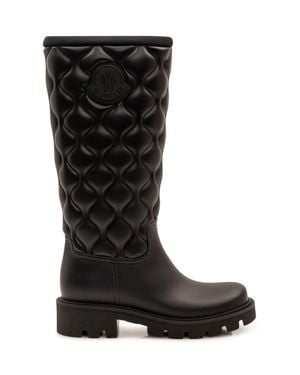 Moncler Quilted Kick-Style Boot - Black