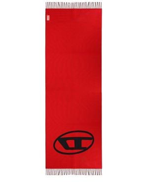 DIESEL Chic Winter Scarf - Red