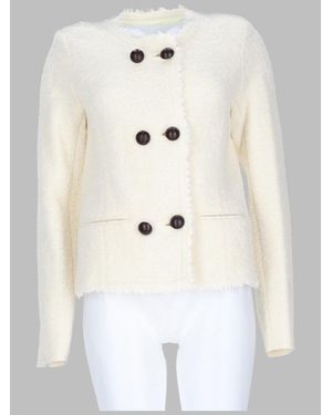 Isabel Marant Soft Bouclé Jacket - Natural
