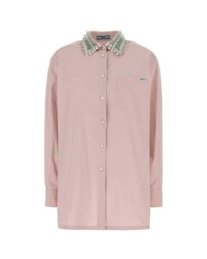 Prada Poplin Shirt - Pink