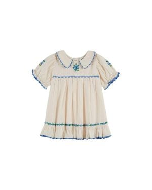 Emile Et Ida Emile & Ida Vestito "Floreal" - White