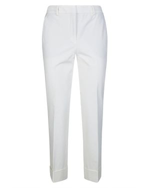 Incotex Tailored Cropped Pants - White
