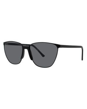 Andy Wolf Contemporary Pooley Metal Sunglasses - Black