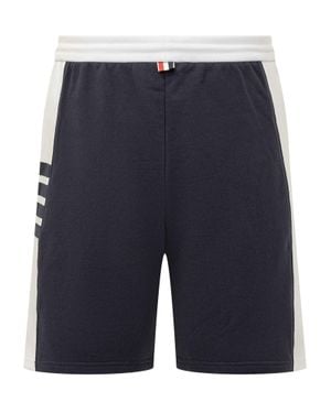 Thom Browne Classic Cotton Shorts - Blue