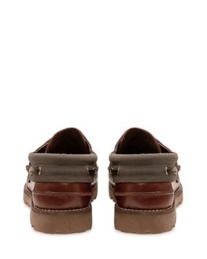 Barbour Deck Boat Shoes Lace-Up Shoes - Brown
