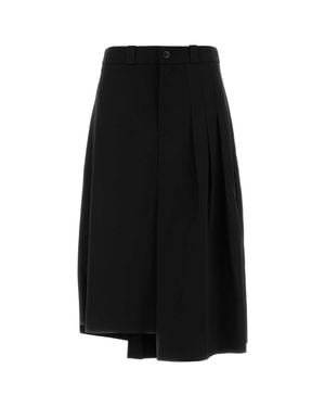 Our Legacy Gabardine Origami Skirt - Black