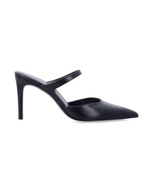Stuart Weitzman Pointed-Toe Slingback Mule Pump - Blue