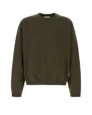 Jil Sander Crew Neck Sweatshirt - Green