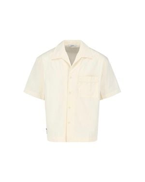 Entire studios Short Sleeve Camp Collar Shirt - White