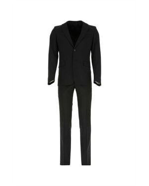 Prada Wool Blend Suit Uomo - Black