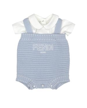 Fendi Romper "Saddlery" - Blue