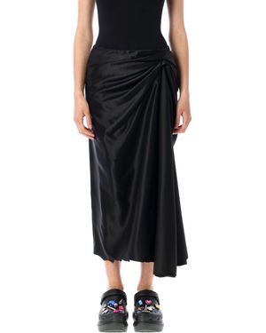 Balenciaga Draped Skirt - Black