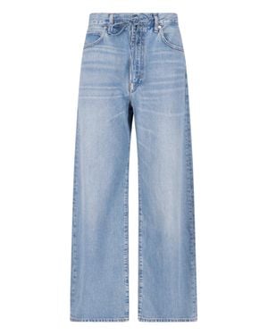 FRAME Denim Jeans With Soft Tactile Finish - Blue