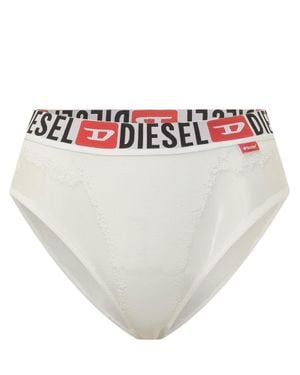 DIESEL Style Printed Core Boxer Briefs - White