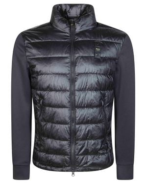 Blauer Biker Sweatshirt - Blue