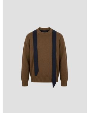 Sacai Wool Knit Pullover - Multicolor