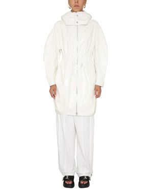 Bottega Veneta Hooded Parka - White