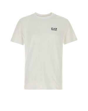 EA7 E. A.7 Train Core Id Mini Logo T-Shirt - White