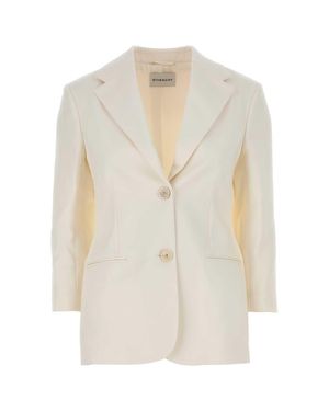 Givenchy Ivory Wool Blazer - White