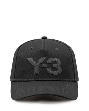 Y-3 Logo Cap - Black