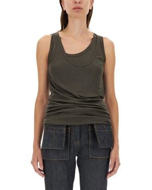 Helmut Lang Convertible Tank Dress - Black