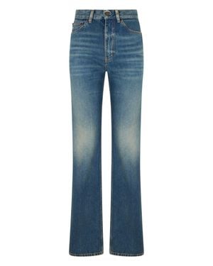 Saint Laurent Straight Jeans - Blue