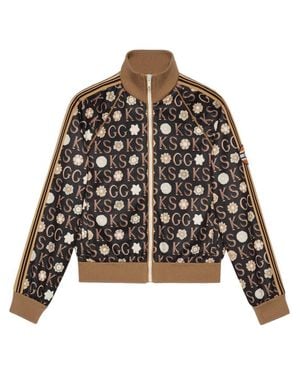 Gucci X Ken Scott Print Zip-Up Jacket - Black