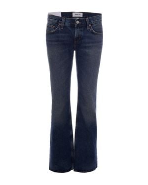 Agolde Mid-Rise Flare Jeans - Blue