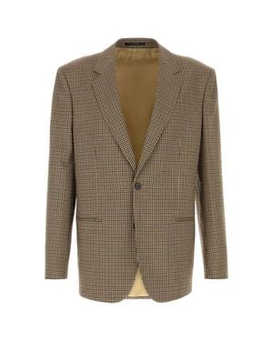 Gucci Wool Single-Breasted Blazer Jacket - Green