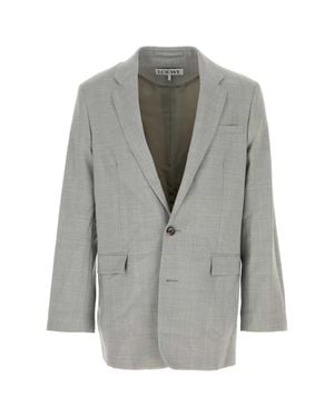 Loewe Gray Wool Blazer