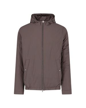 Herno Stretch-Tech Padded Jacket - Brown