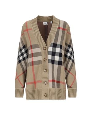 Burberry Wool Blend Sweater - Brown