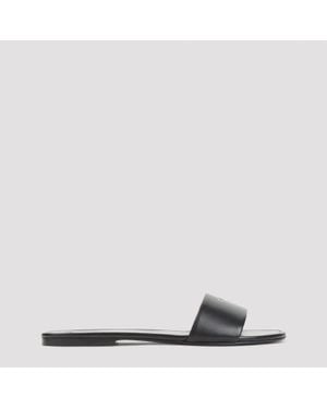 Celine Mini Lambskin Mules With Low Heel - Black